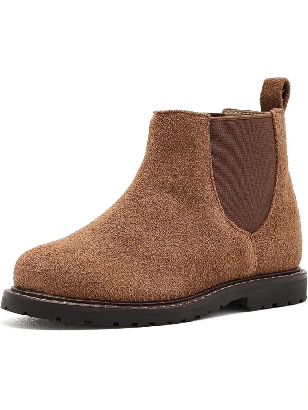 Janie & Jack Brown Suede Chelsea Boots 10